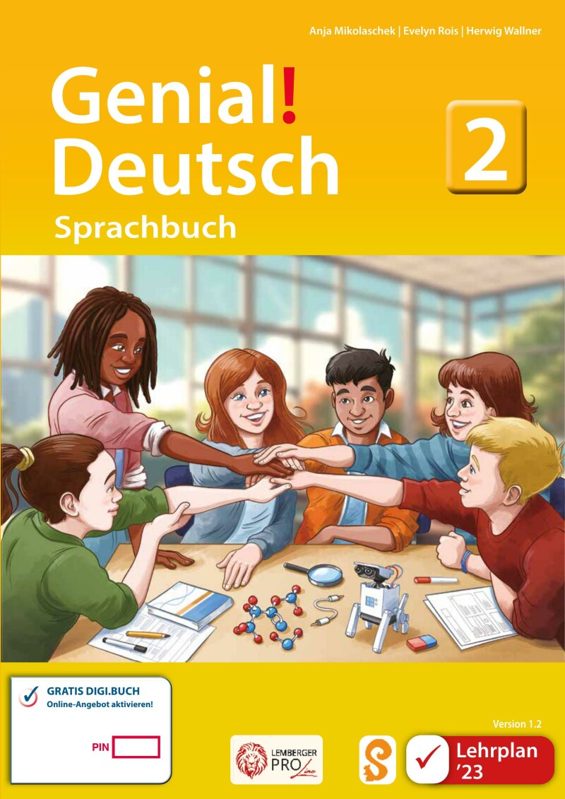 Genial! Deutsch 2 – Sprachbuch IKT LP’23 v.1.2 / Schulbuch PLUS Lizenz