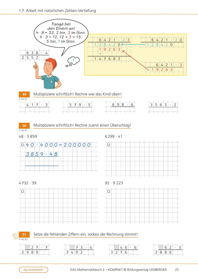 DAS Mathematikbuch 2 - KOMPAKT: Grundkompetenzen-Training