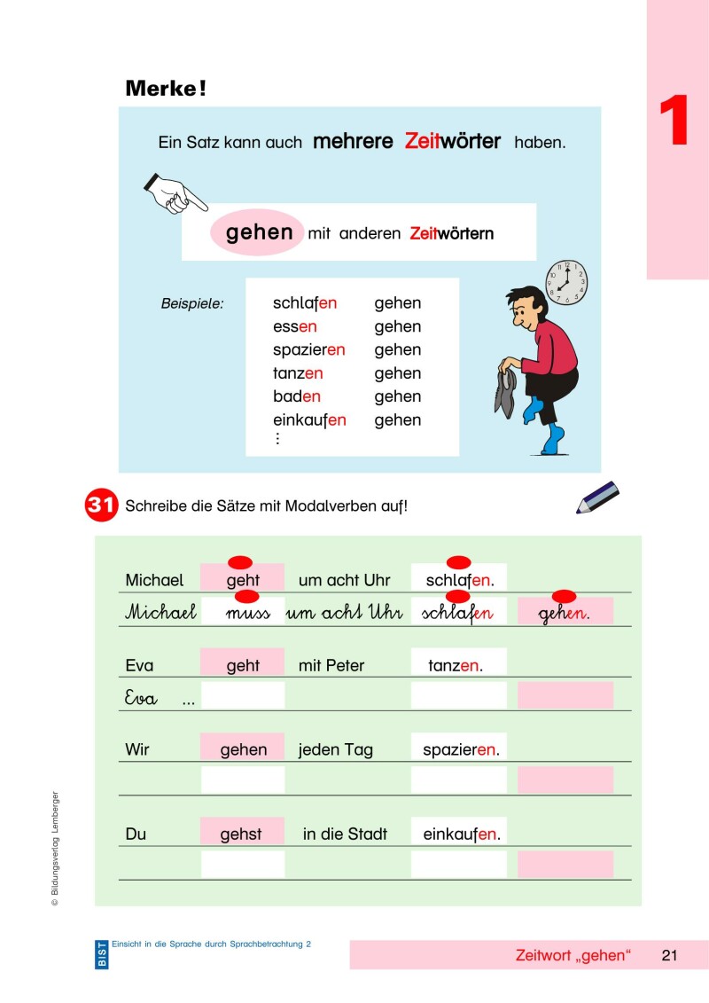 Deutsch Lernprogramm 1 - SchülerInnenband VS