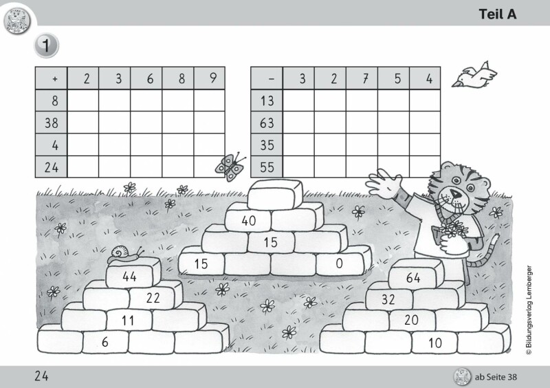 Mathetiger 2 NEU – Schulbuch Tigertrainer (2-teilig) – Classic