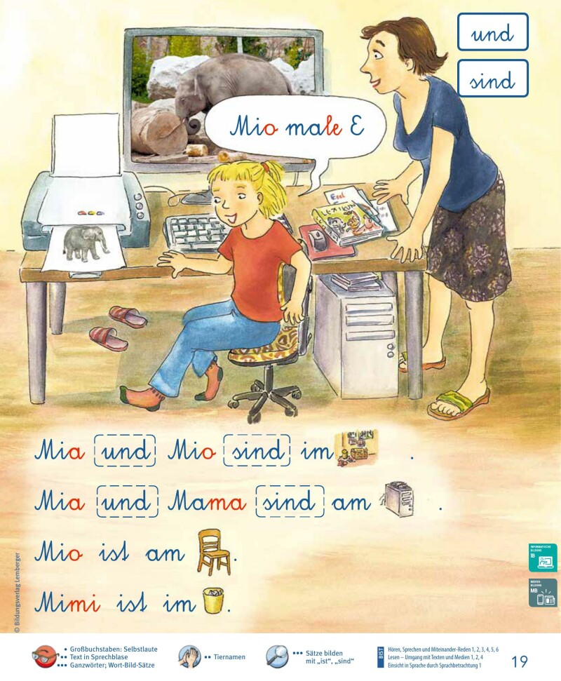 ABC der Tiere 1 – Schulbuch: Lesen in Silben – Silbenfibel Schreibschrift LP‘23 v1.1