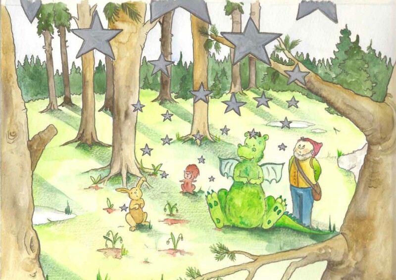 Drago im Zauberwald – Bilderbuch mit Fördermaterial: Die verschwundenen Schneeglöckchen