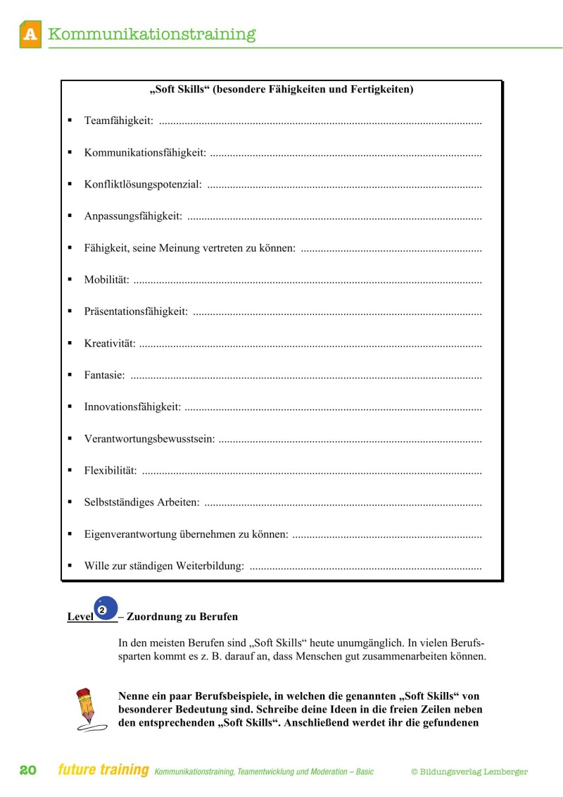 Kompetenz Lernen® – future training – Kommunikationstraining, Teamentwicklung und Moderation – Basic Edition