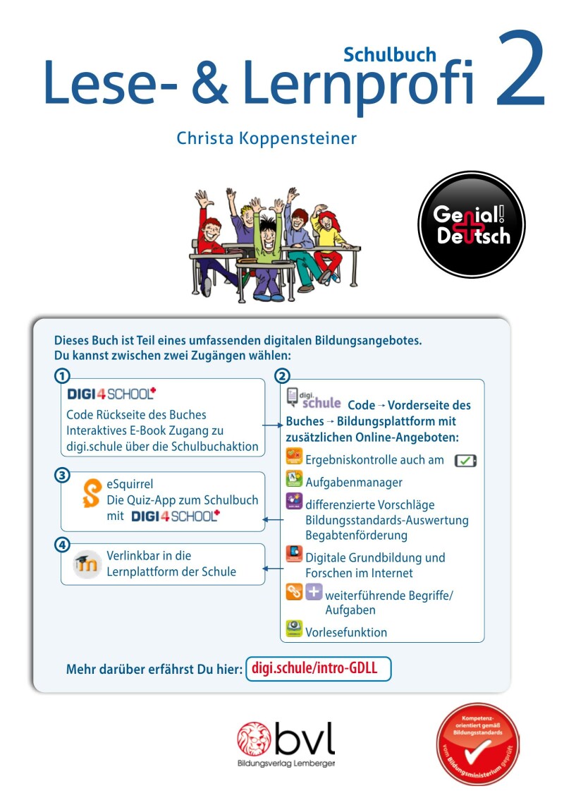 Genial! Deutsch 2 – Lese- und Lernprofi IKT LP’23 v.1.1 / Schulbuch