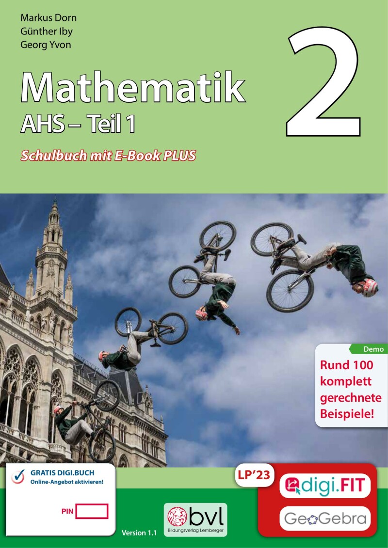 Mathematik AHS 2 – Schulbuch mit E-Book _LP 23 v.1.1