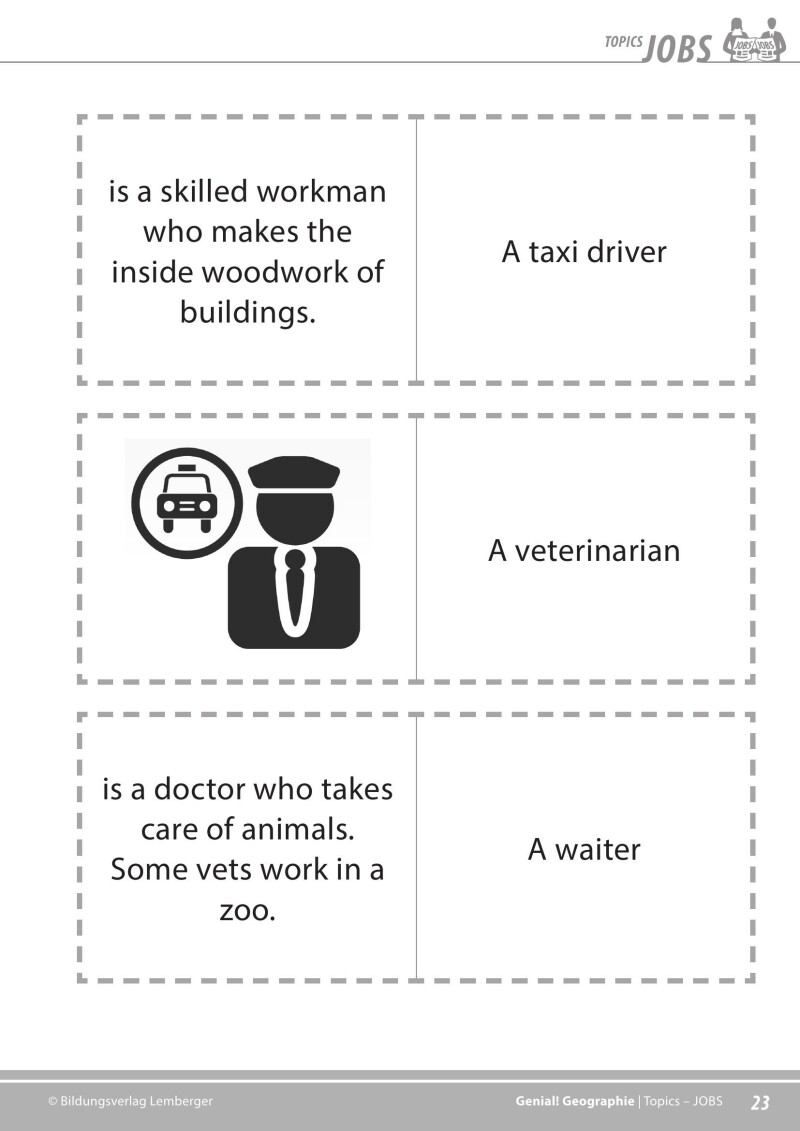 Genial! GW 3 – topics 3: Jobs