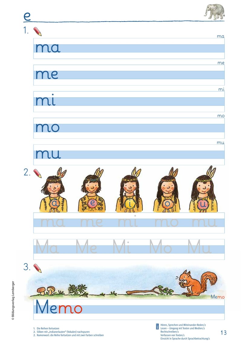 ABC der Tiere 1: Schreiblehrgang Grundschrift