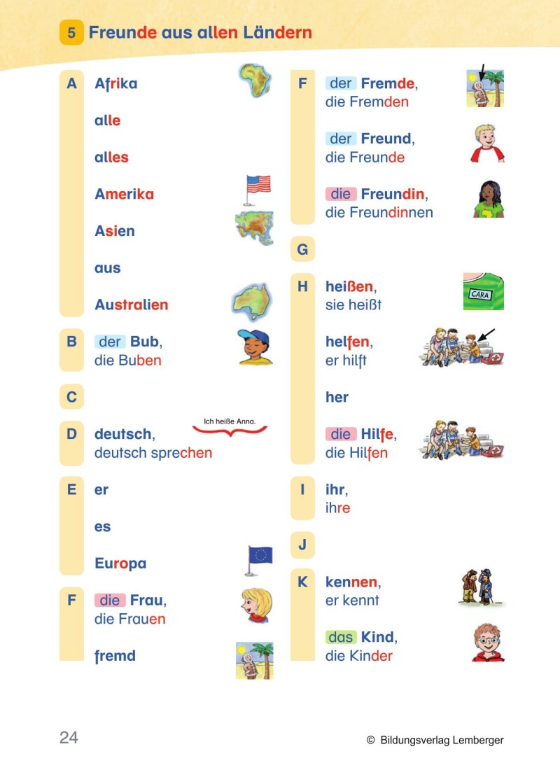 INDIGO - DaZ-Silben-Themen-Wörterbuch: Differenziertes Wörterbuch mit illustrierten Themen und Grundwortschatz