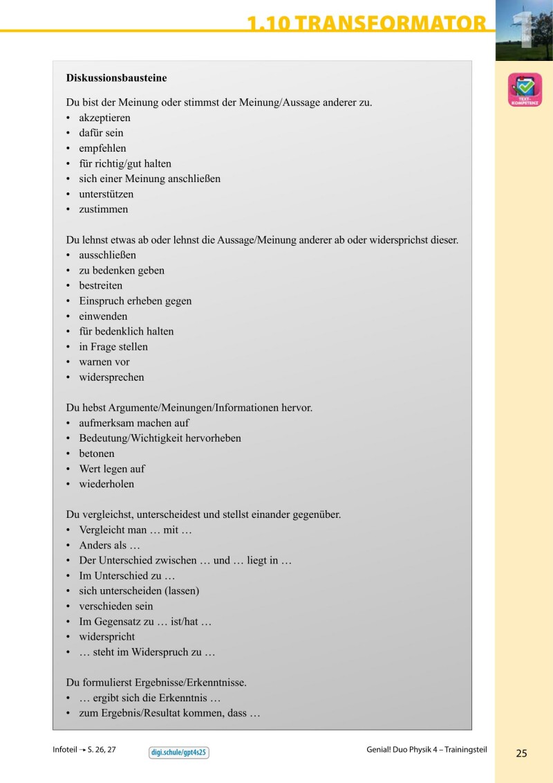 Genial! DUO Physik 4 - Trainings-Teil