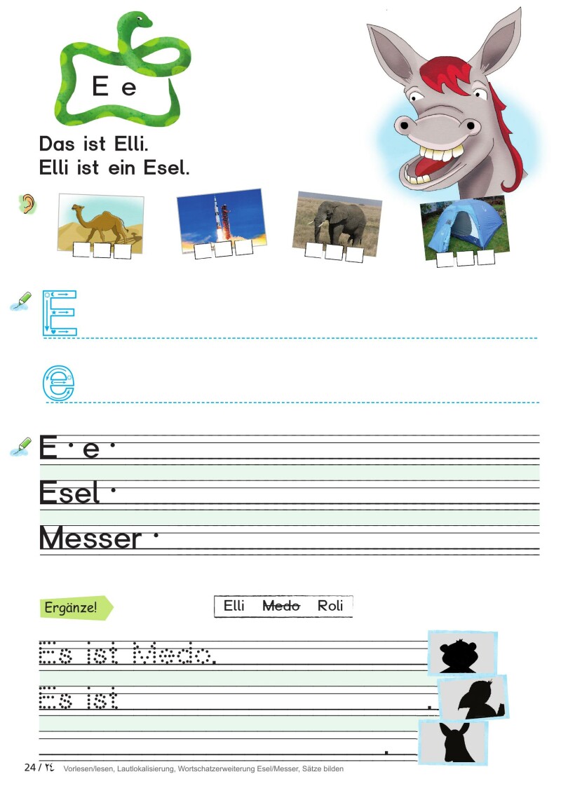 Hallo Manni! Hallo Medo! Arbeitsbuch für den Erstsprachenunterricht Arabisch in der 1. Klasse Volksschule LP ’23 v.1.1