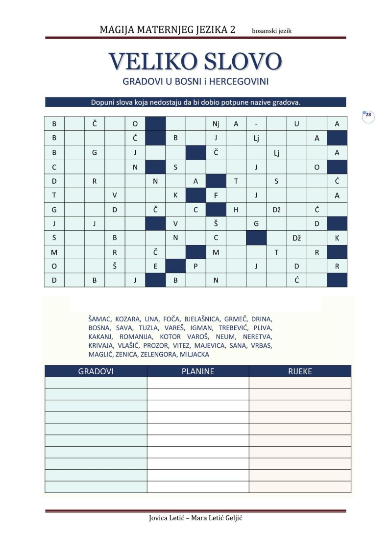 MAGIJA MATERNJEG JEZIKA 2 bosanski - DIE MAGIE DER MUTTERSPRACHE 2 bosnisch