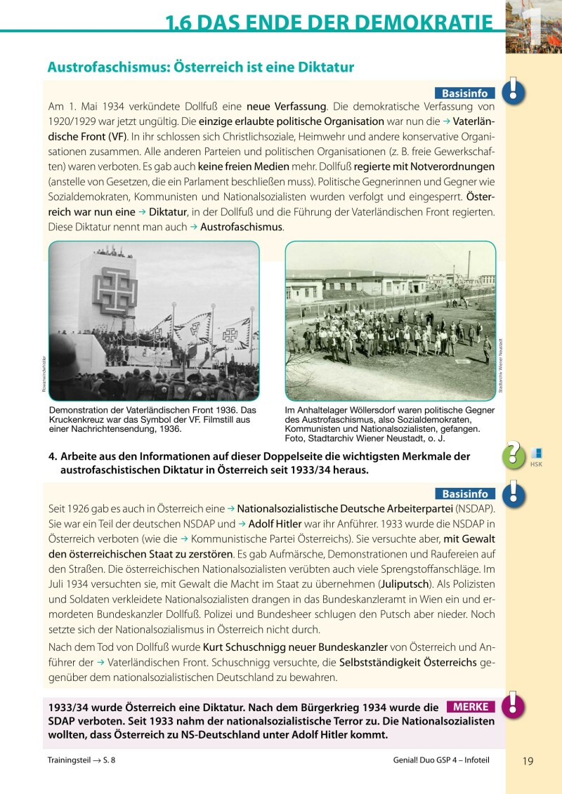 Genial! DUO Geschichte 4 - Info-Teil