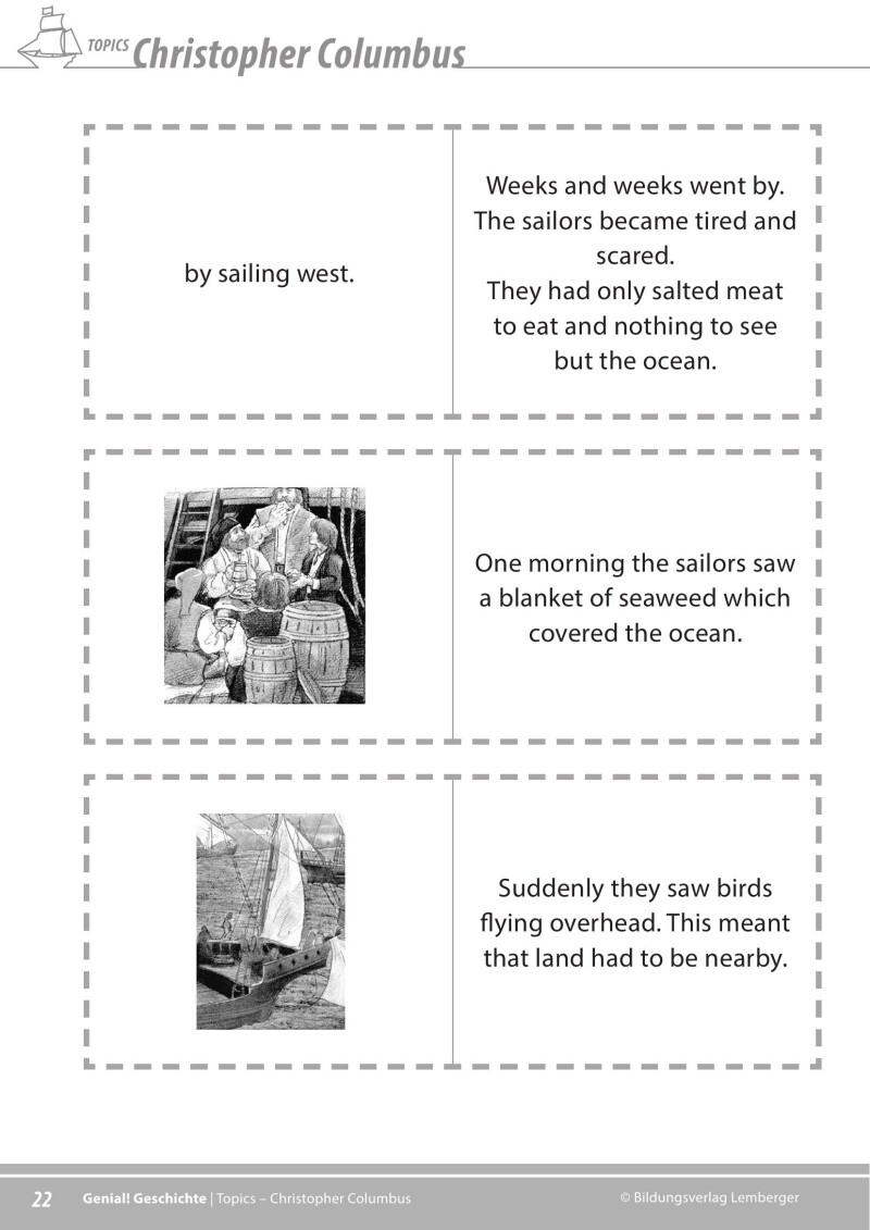 Genial! Geschichte 3 – topics 1: Columbus