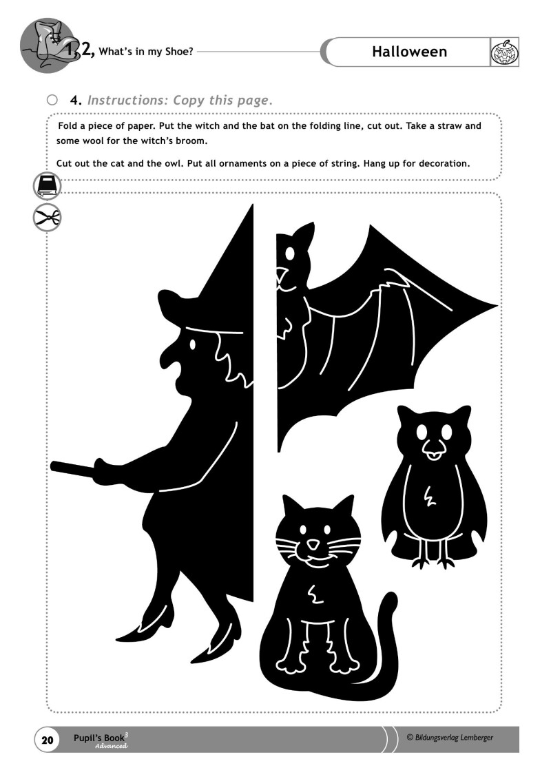 1,2, What‘s in my Shoe? – Pupil‘s Book 3 – Advanced