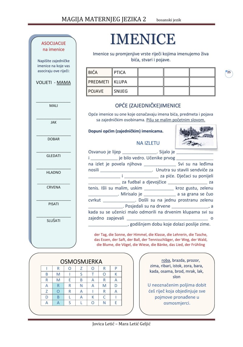 MAGIJA MATERNJEG JEZIKA 2 bosanski - DIE MAGIE DER MUTTERSPRACHE 2 bosnisch