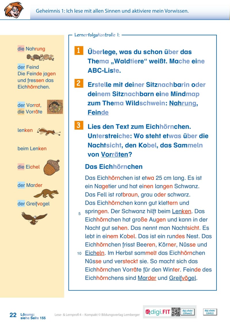 Lese- und Lernprofi 4 KOMPAKT LP’23 v1.1 / Schulbuch – silbierte Ausgabe
