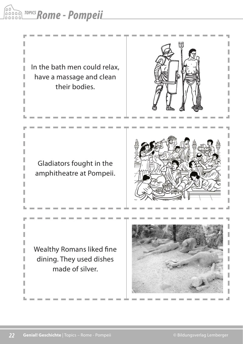 Genial! Geschichte 2 – topics 4: Rome – Pompeji
