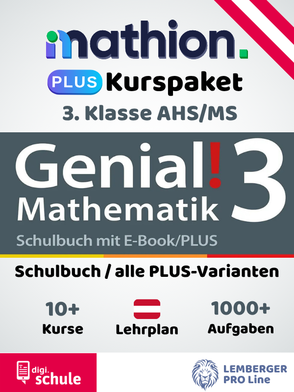 Mathion 3. Klasse AHS/MS – Genial! Mathematik 3
