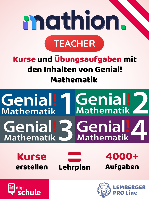 Mathion TEACHER Genial! Mathematik - 30 Schüler:innen