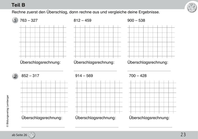 Mathetiger 3 NEU - Schulbuch Tigertrainer - Teil B (für das 2. Semester)
