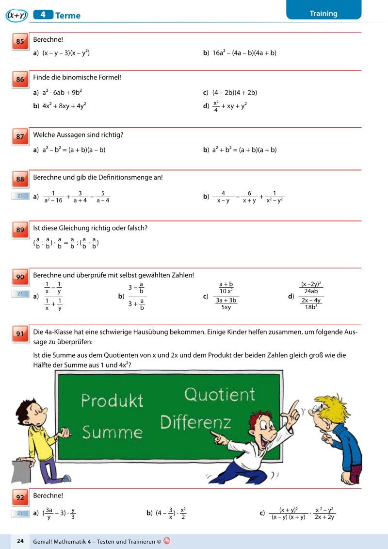 Genial! Mathematik 4 – Testen und Trainieren_LP’23