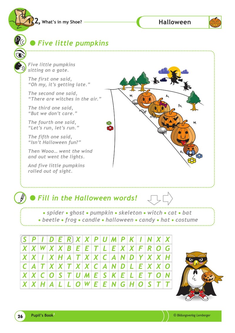 1,2, What's in my Shoe? - Pupil's Book 3