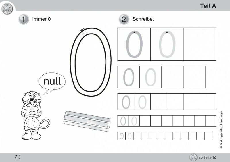 Mathetiger 1- Schulbuch Tigertrainer (2-teilig)