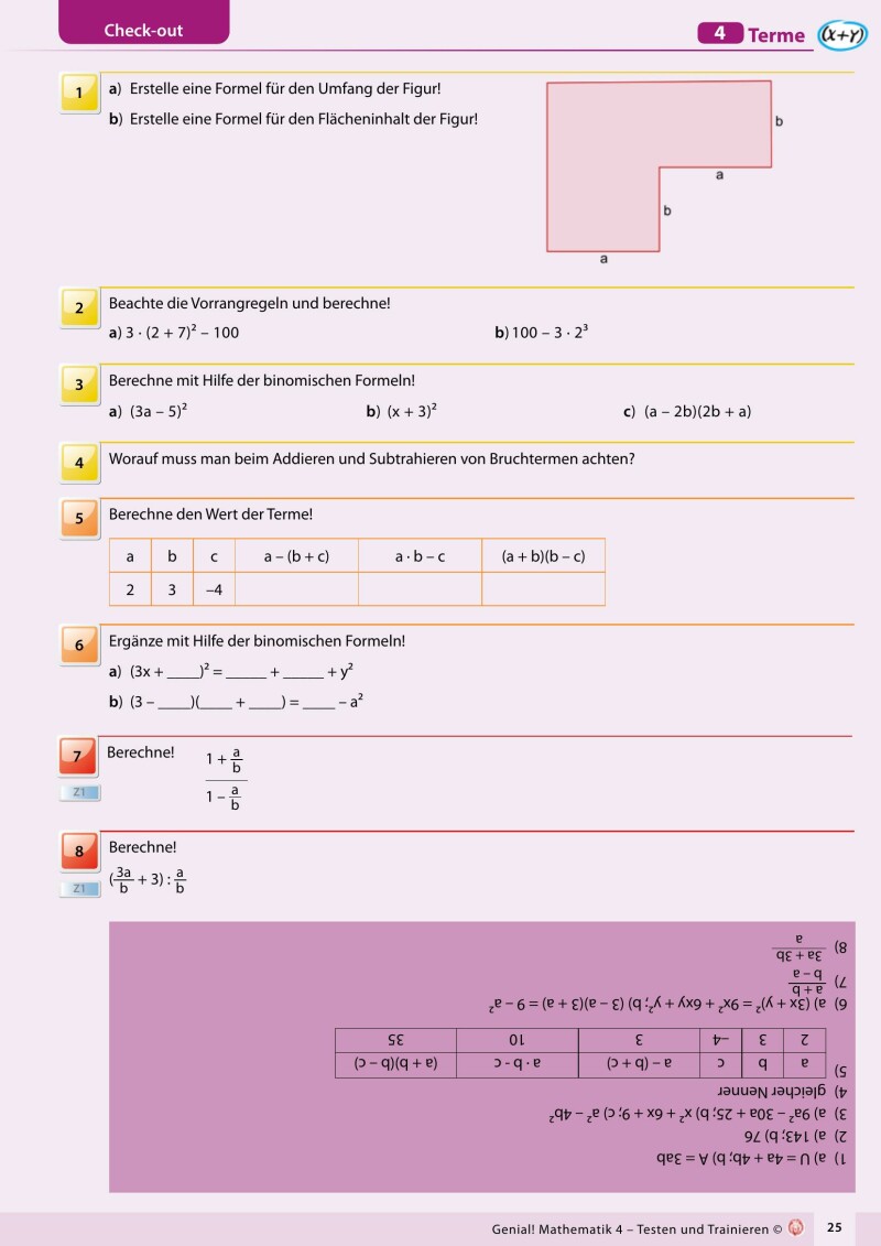 Genial! Mathematik 4 – Testen und Trainieren_LP’23