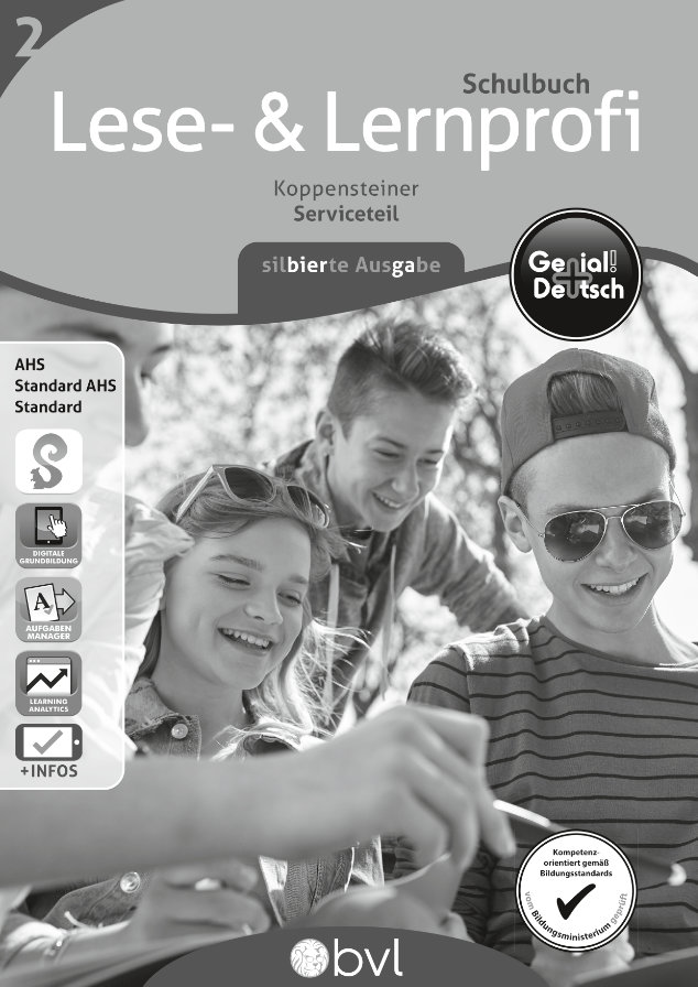 Genial! Deutsch 2 - Lese- und Lernprofi IKT - Version 3.1: Silbierte Ausgabe Serviceteil