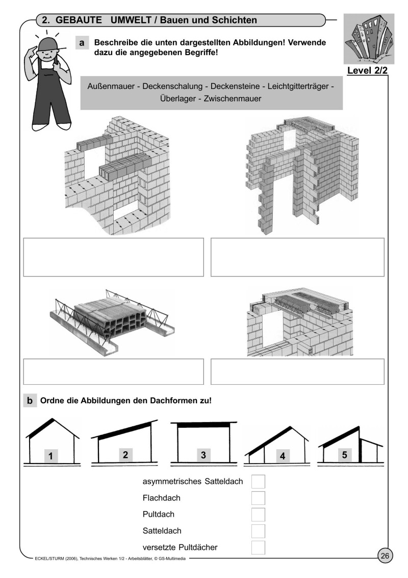 Technisches Werken 1-2 - Arbeitsblätter - Schulbuch