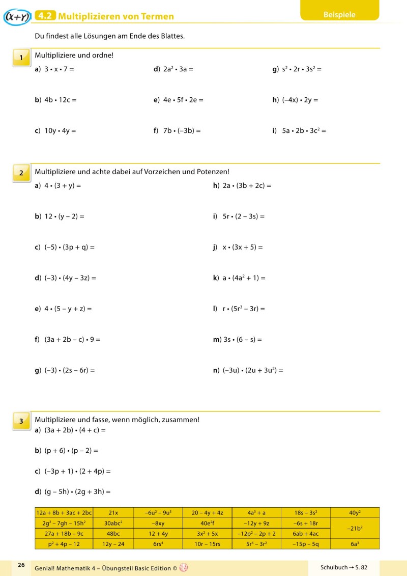 Genial! Mathematik 4 IKT – Übungsteil Basic Edition v3.3