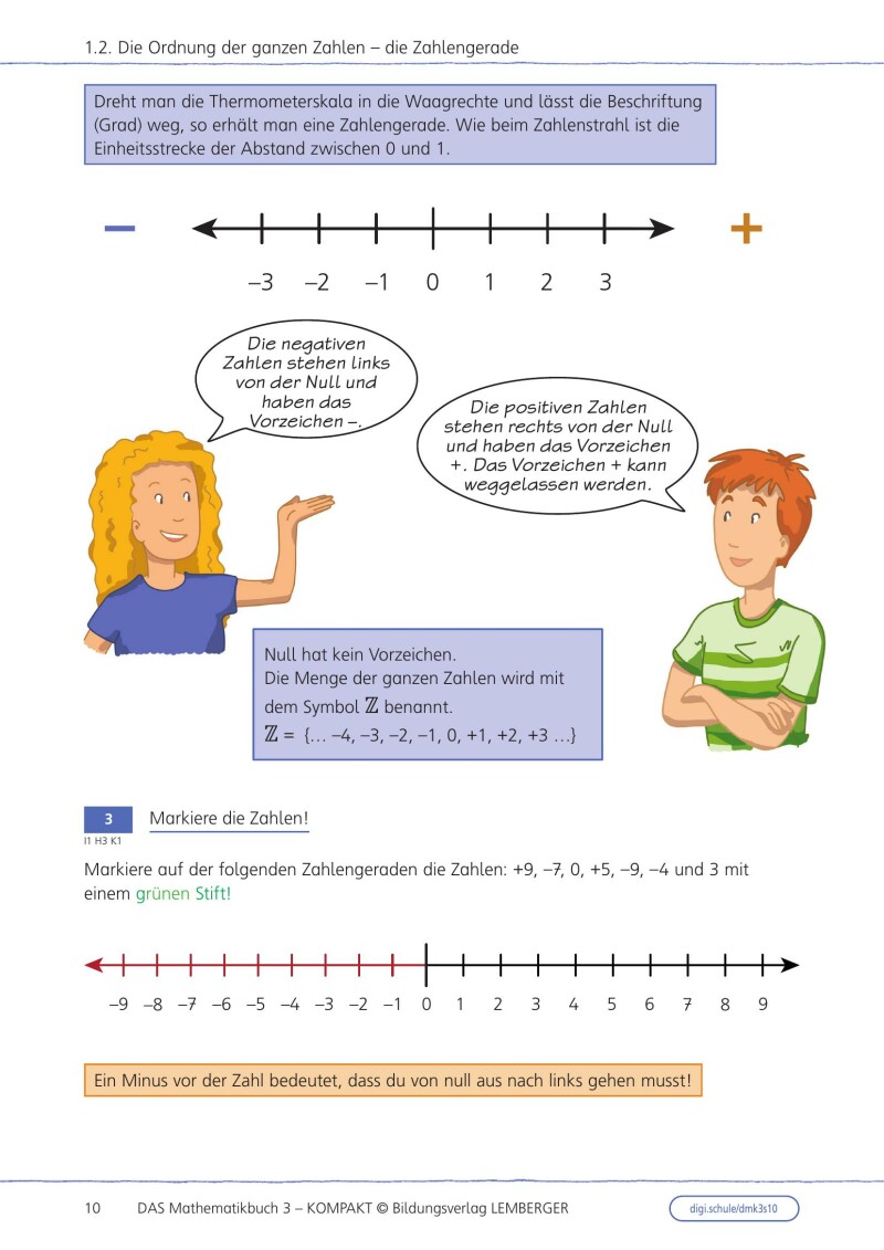 DAS Mathematikbuch 3 – KOMPAKT Grundkompetenzen-Training / Schulbuch