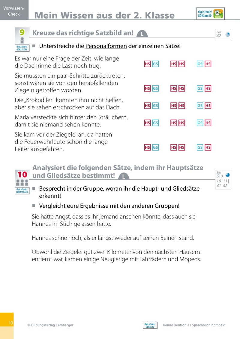 Genial! Deutsch 3 – Sprachbuch Kompakt IKT: Schulbuch für das Leistungsniveau ”Standard”