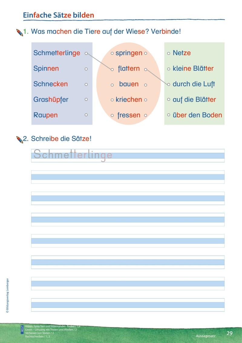 ABC der Tiere 2 - Schulbuch Kompaktausgabe: Spracharbeitsheft B (2. Semester)