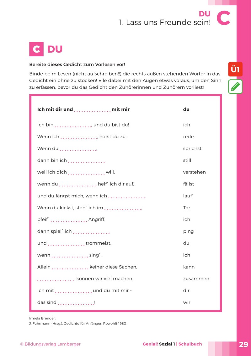 Genial! sozial 1 - SchülerInnenbuch