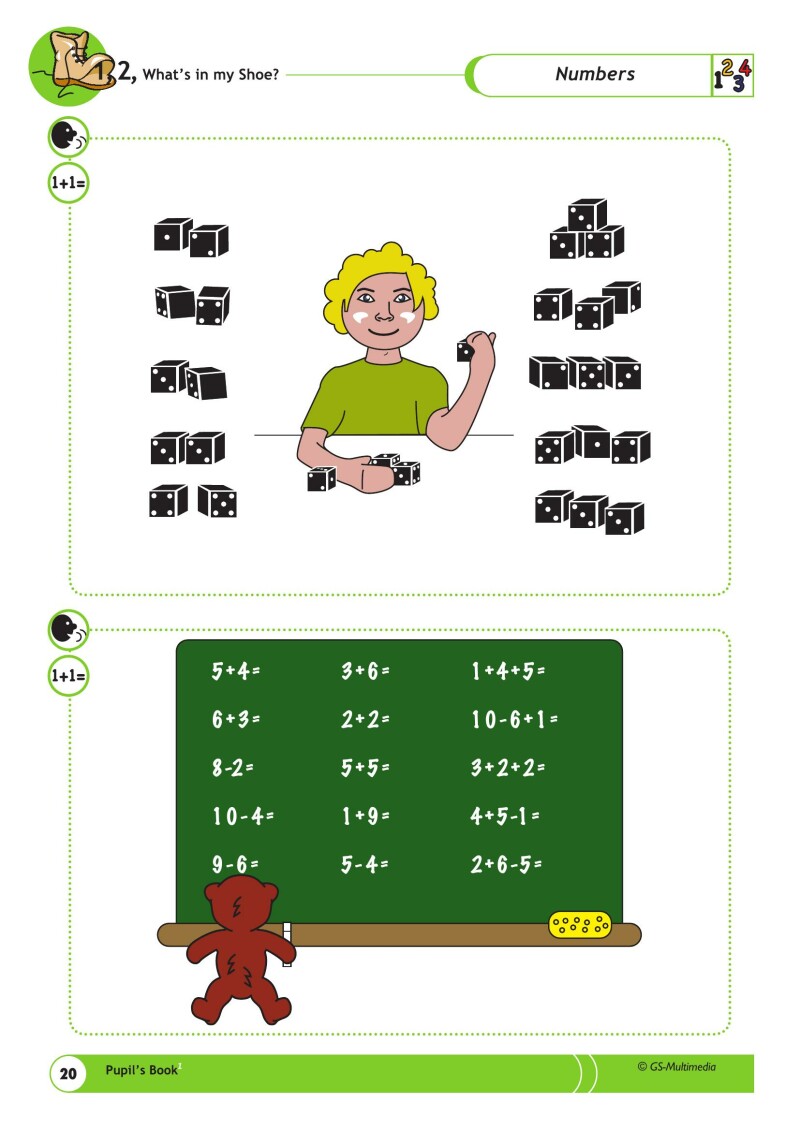 1,2, What's in my Shoe? - Pupil's Book 1