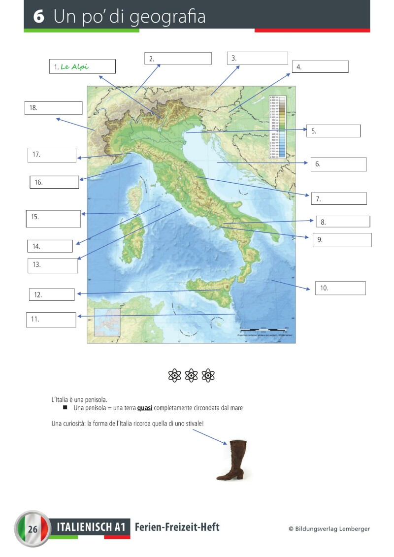 Ferien-Freizeitheft Italienisch A1