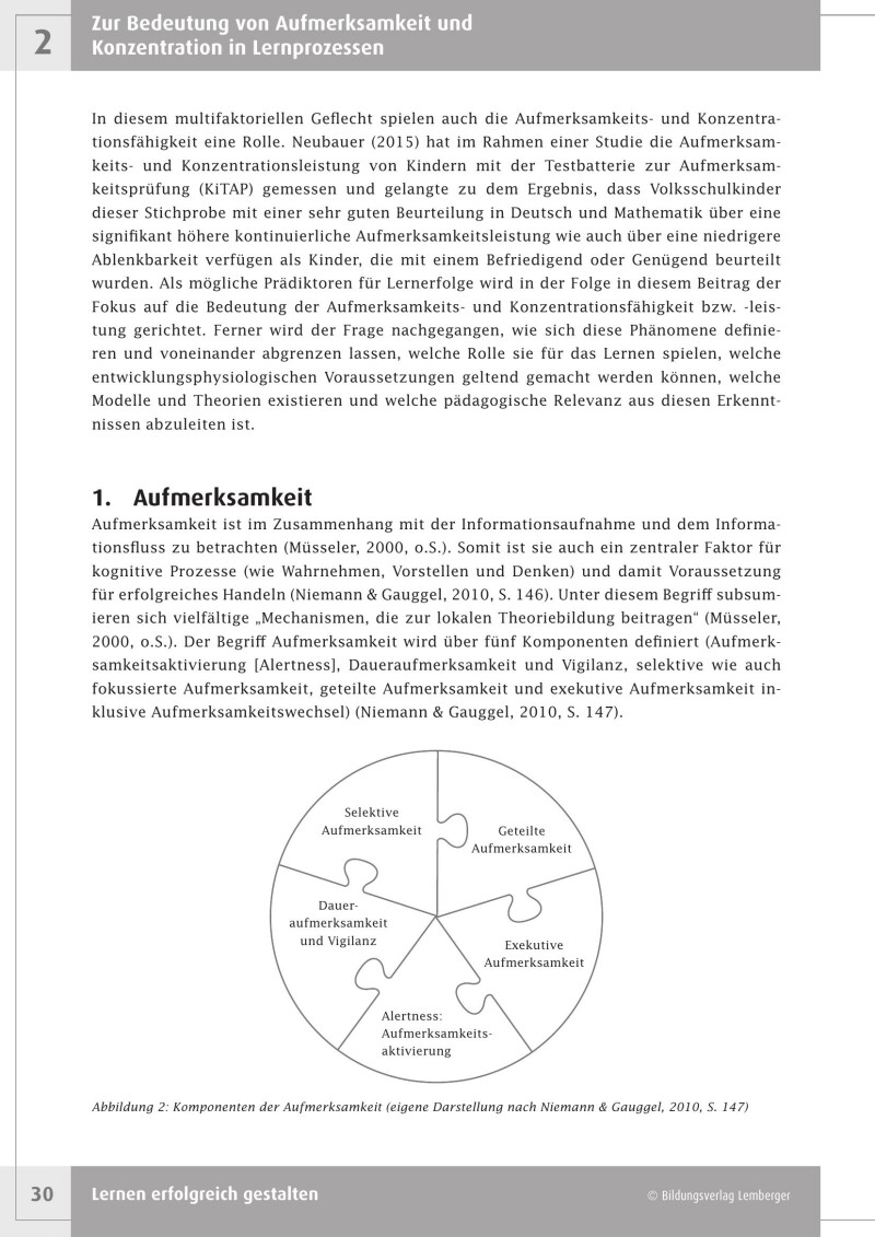 Lernen erfolgreich gestalten