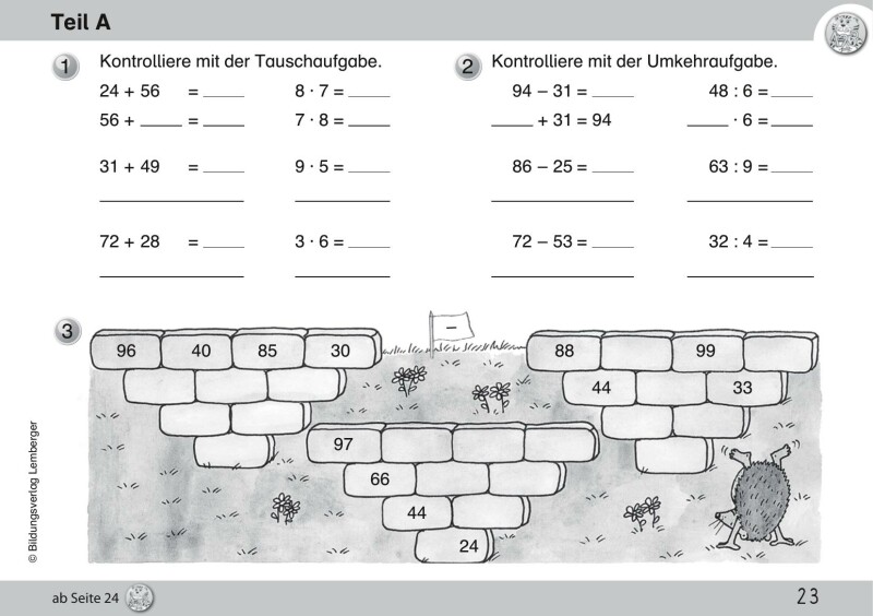 Mathetiger 3 NEU - Schulbuch Tigertrainer - Teil A (für das 1. Semester)