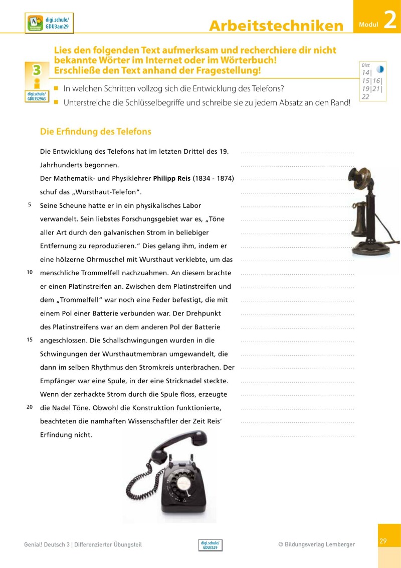 Genial! Deutsch 3 - Sprachbuch IKT NEU: Differenzierter Übungsteil mit Lösungsheft