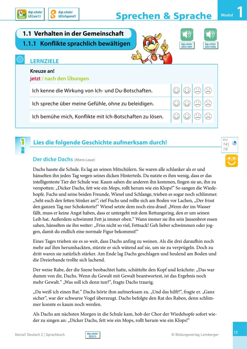 Genial! Deutsch 2 – Sprachbuch IKT: Schulbuch PLUS-Lizenz mit eSquirrel