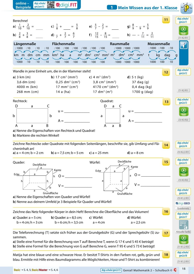 Genial! Mathematik 2 – Schulbuch IKT LP‘23 v.1.3