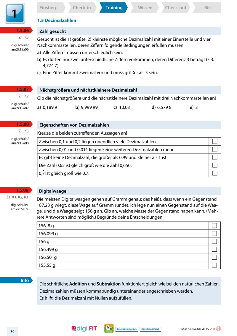 Mathematik AHS 2 – Schulbuch mit E-Book _LP 23 v.1.1