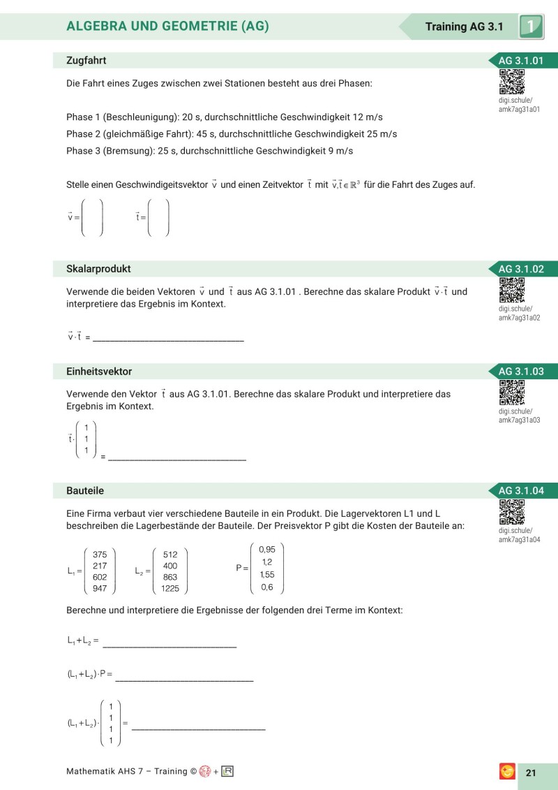 Grundkompetenzen Training Mathematik 11. Schulstufe mit Lösungsteil