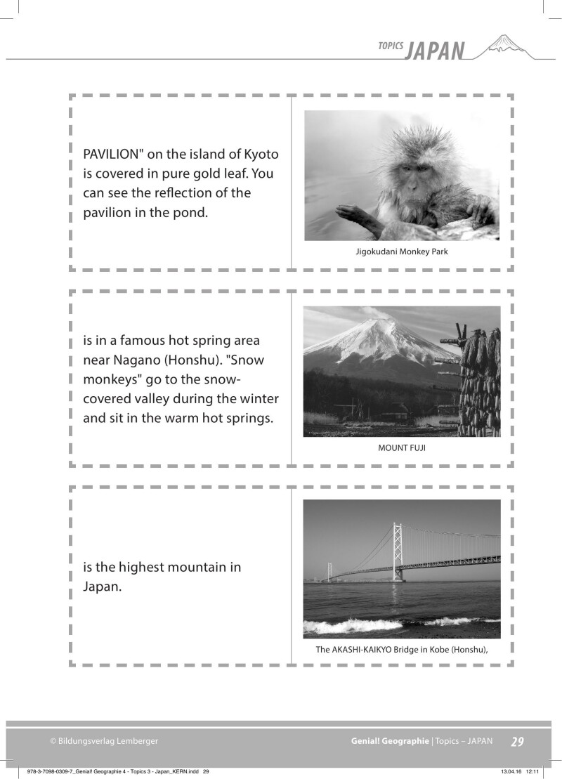 Genial! Geographie 4 - topics 3: Japan