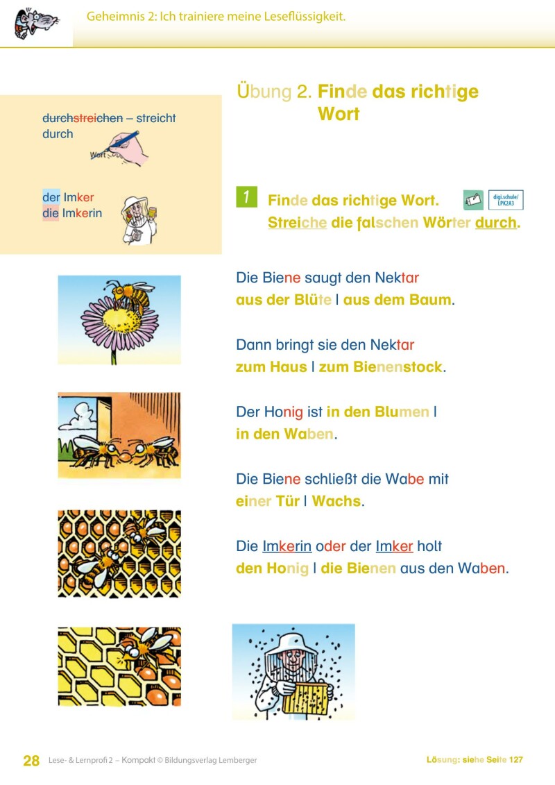 Lese- und Lernprofi 2 KOMPAKT LP’23 v1.1 / Schulbuch – silbierte Ausgabe