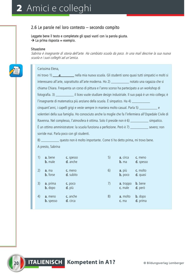 Italienisch Kompetent in A1? Arbeitsbuch inkl. Audio-CD