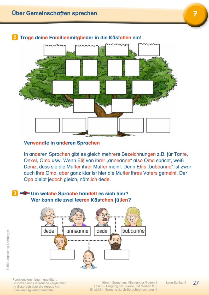 Lese.Schlau 4 - Lesebuch mit Silbenschrift