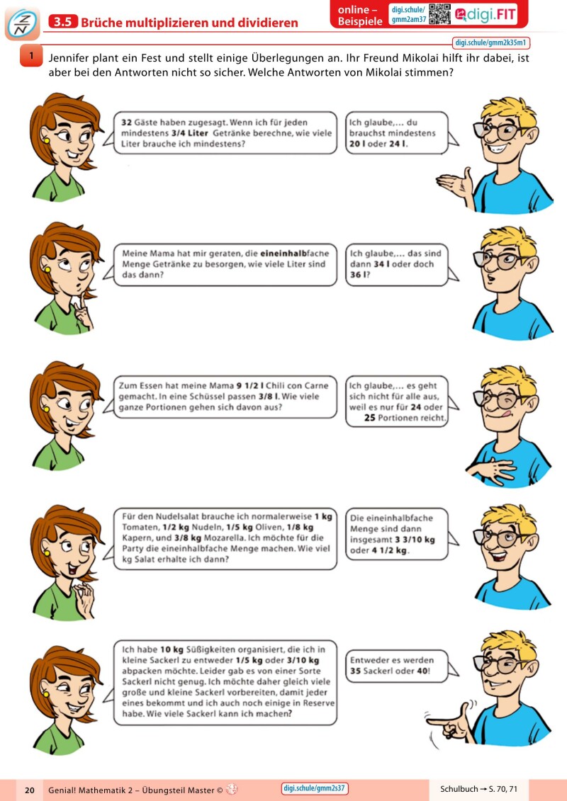 Genial! Mathematik 2 – Übungsteil IKT LP‘23 v1.2: Master Edition