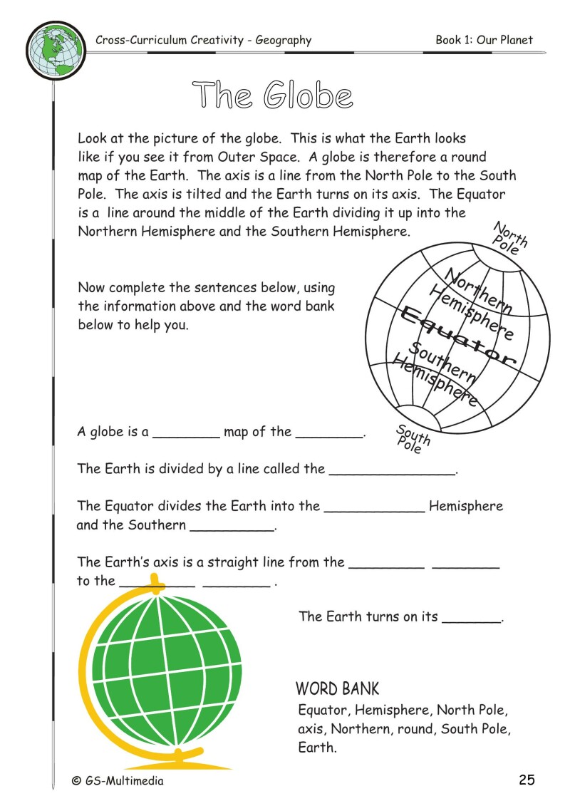 Cross Curriculum Creativity – Geography – Book 1: Our Planet